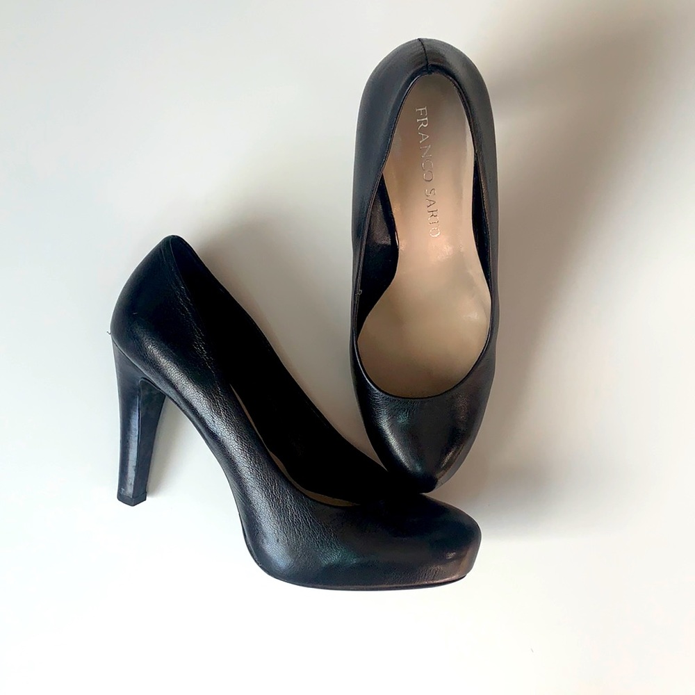 Franco Satro black high heels